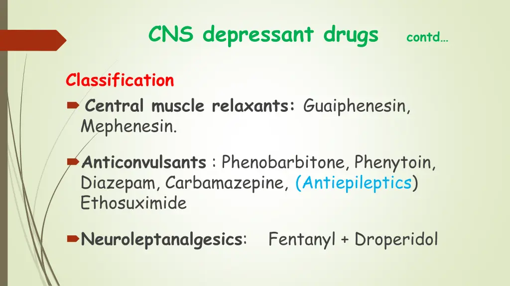 cns depressant drugs contd 1