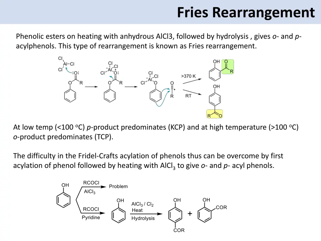 fries rearrangement