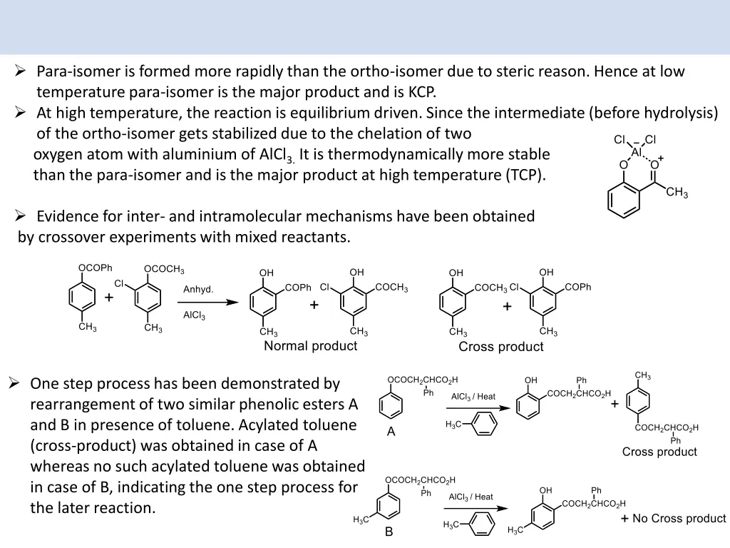 para isomer is formed more rapidly than the ortho