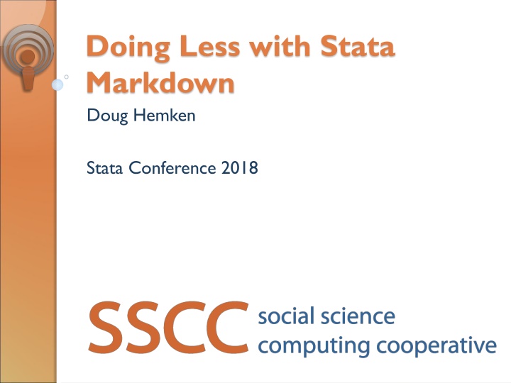 doing less with stata markdown doug hemken