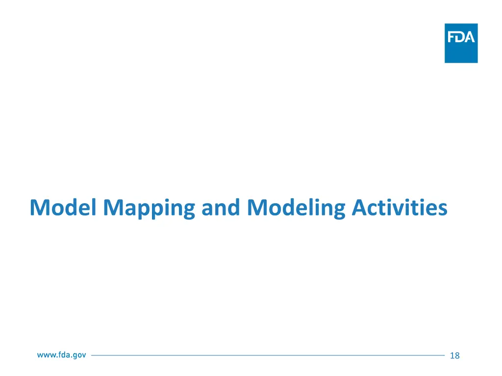 model mapping and modeling activities