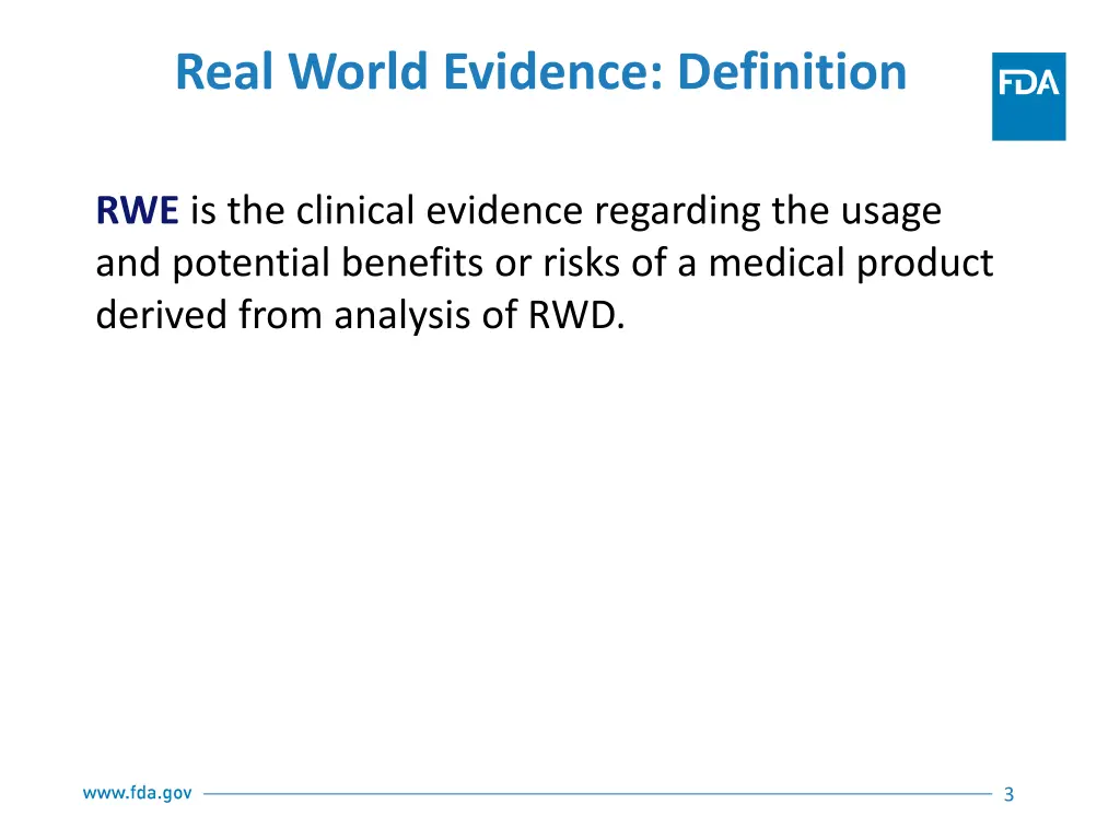 real world evidence definition