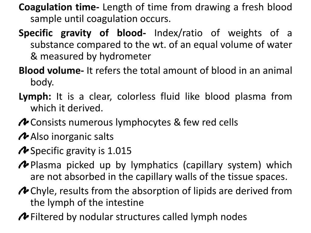 coagulation time length of time from drawing