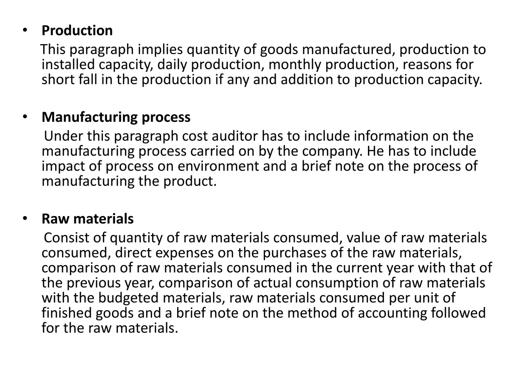 production this paragraph implies quantity