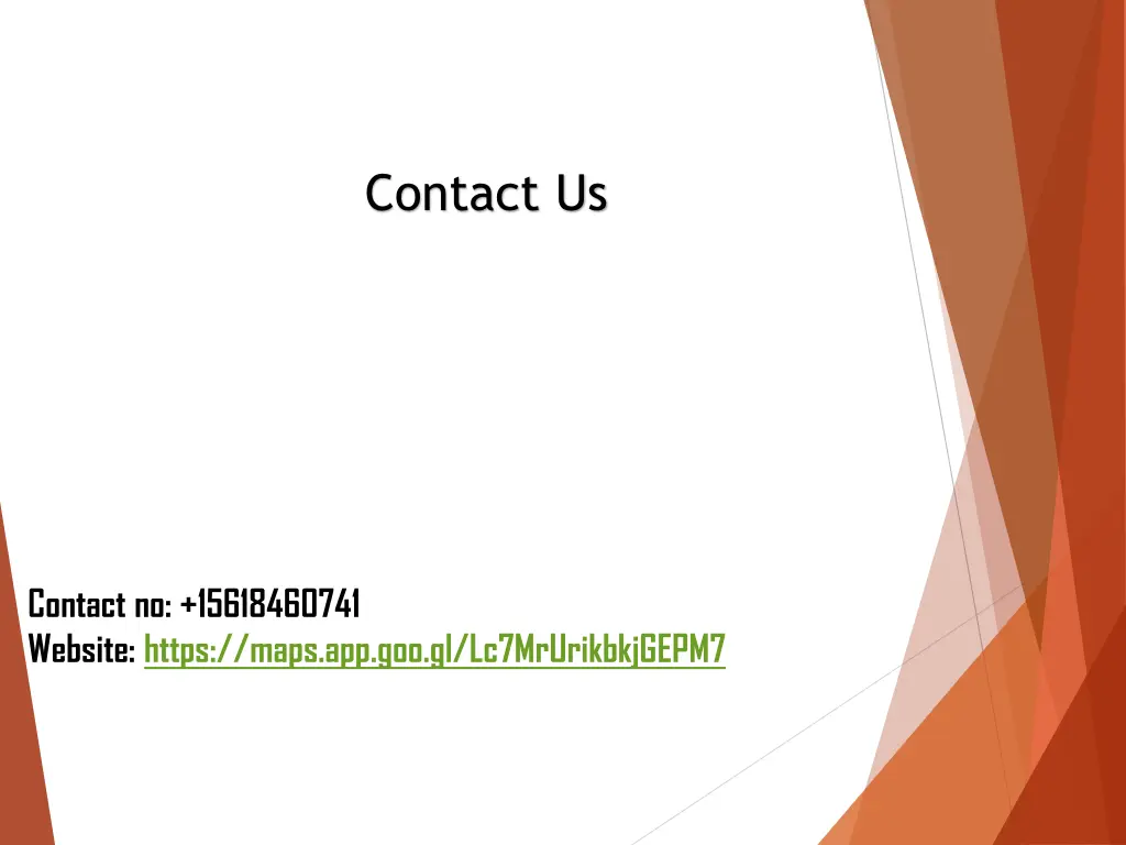 contact us