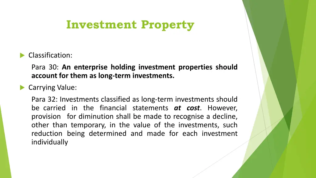 investment property