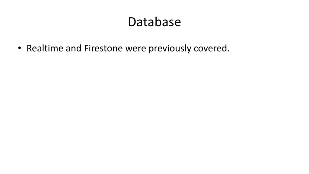 database