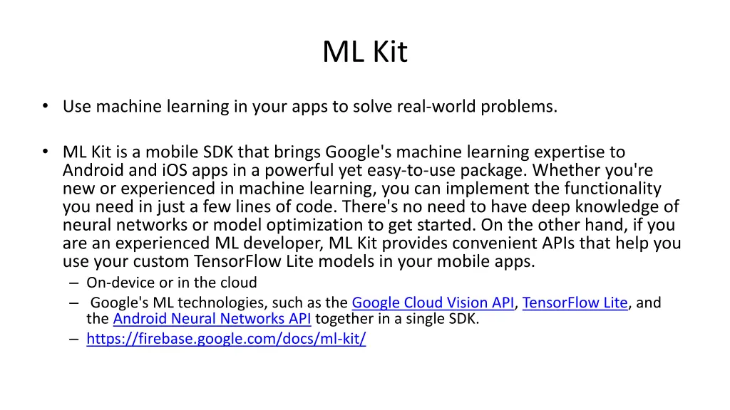 ml kit