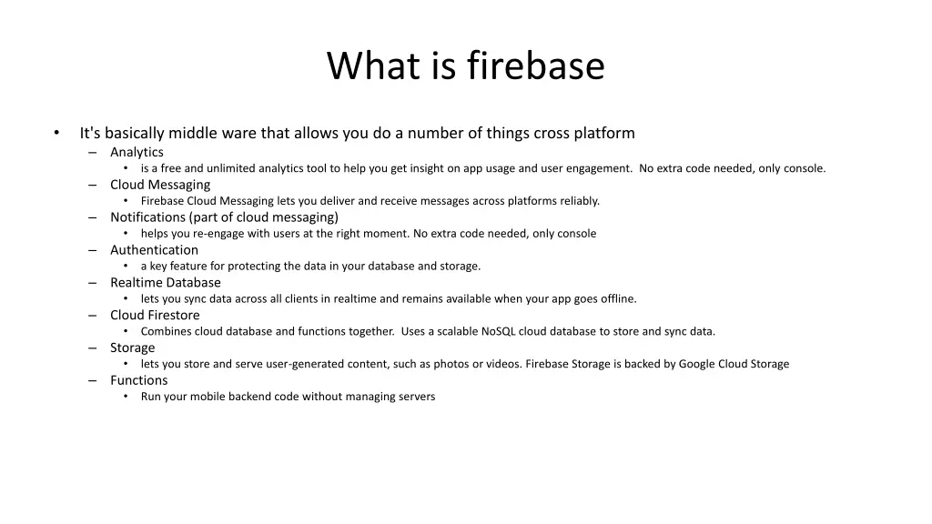 what is firebase