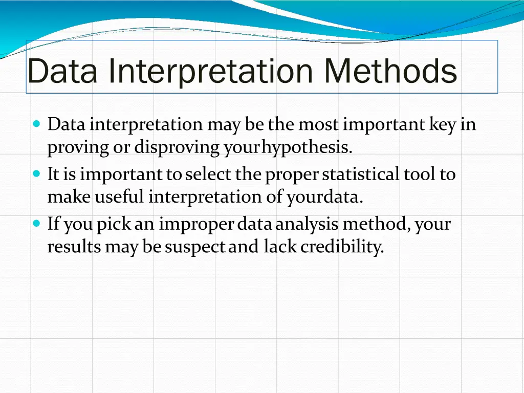 data interpretation methods