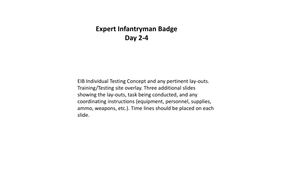 expert infantryman badge day 2 4