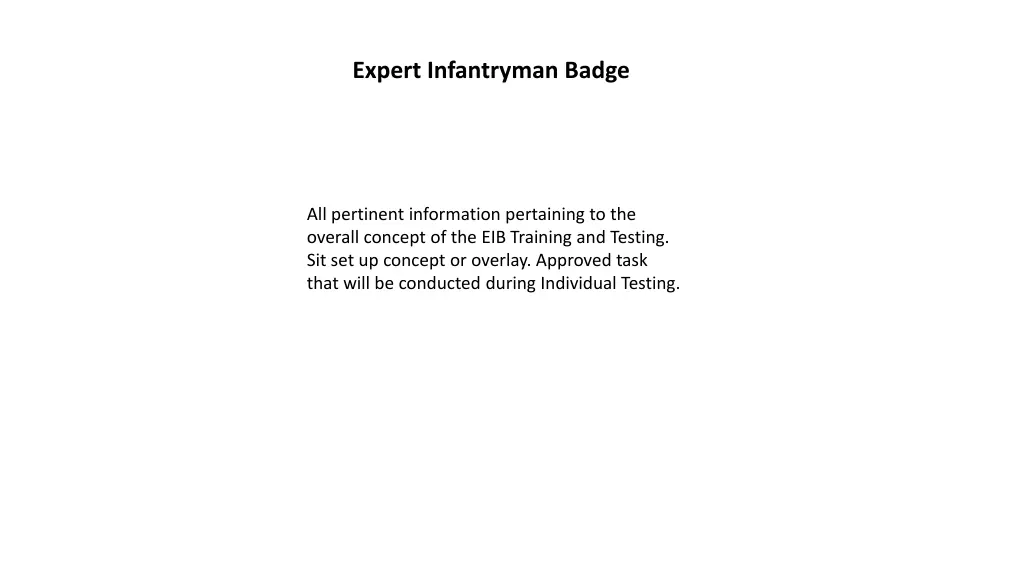 expert infantryman badge