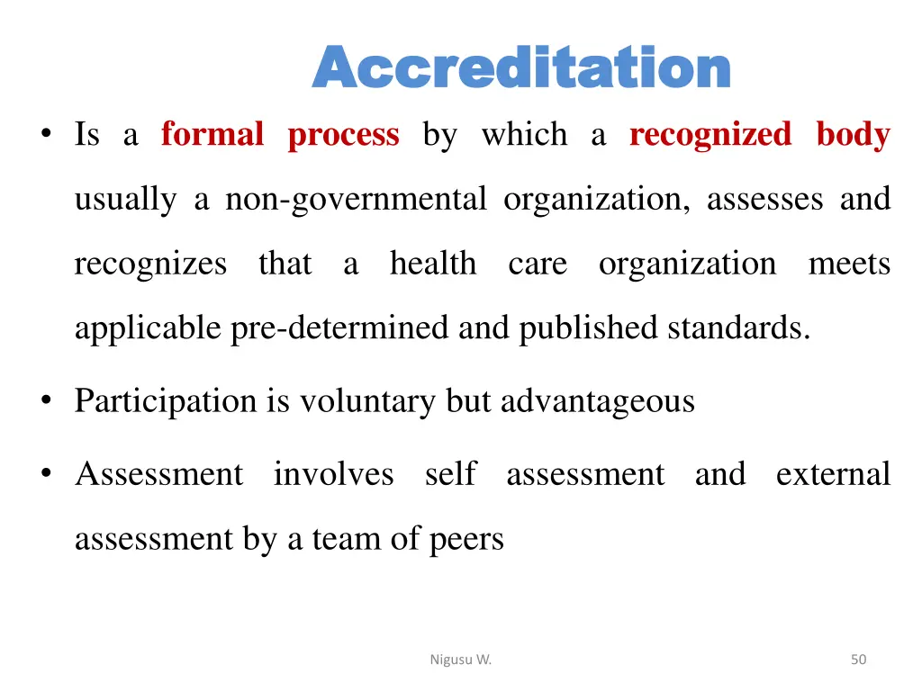 accreditation accreditation