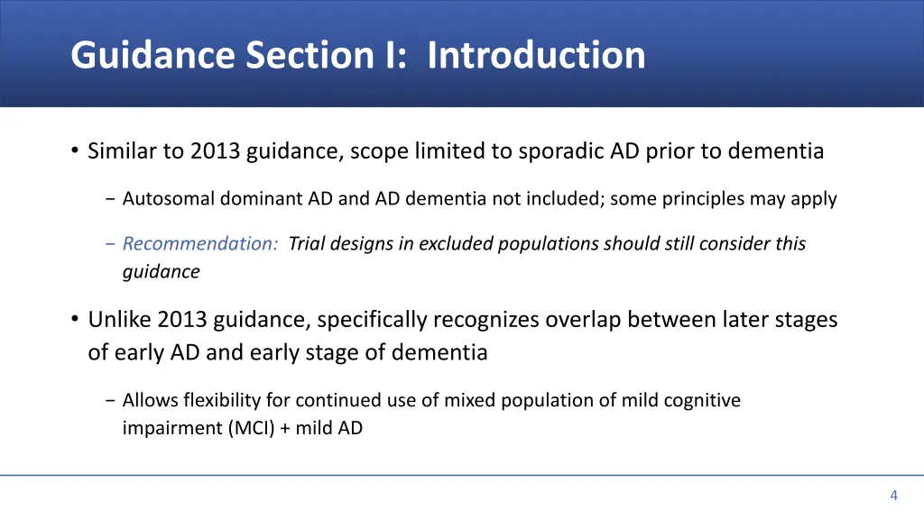 guidance section i introduction