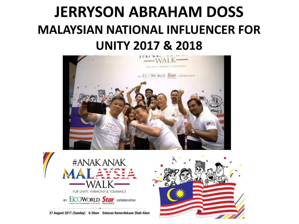 jerryson abraham doss malaysian national