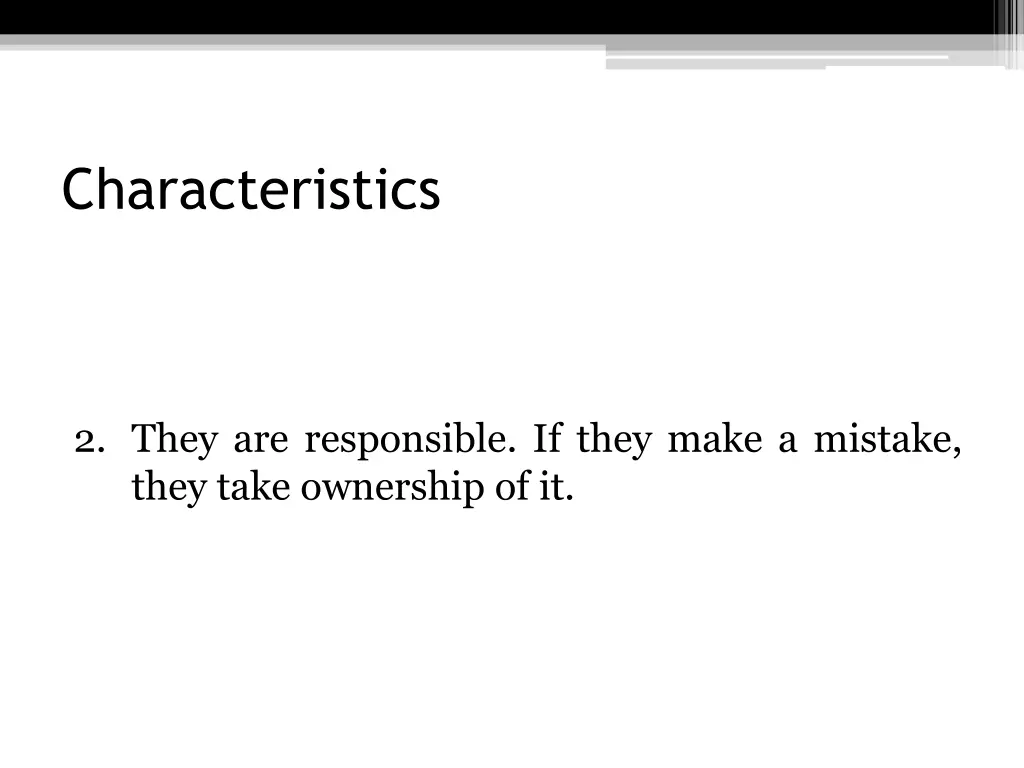 characteristics 1