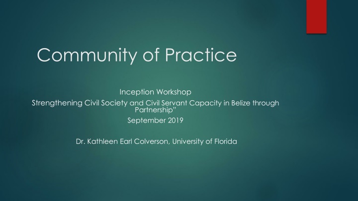 community of practice