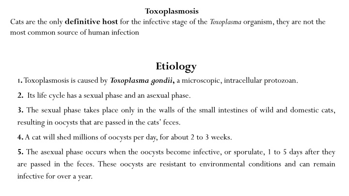 toxoplasmosis