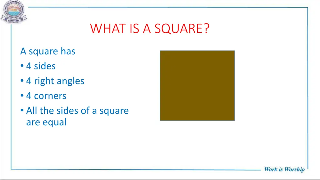 what is a square