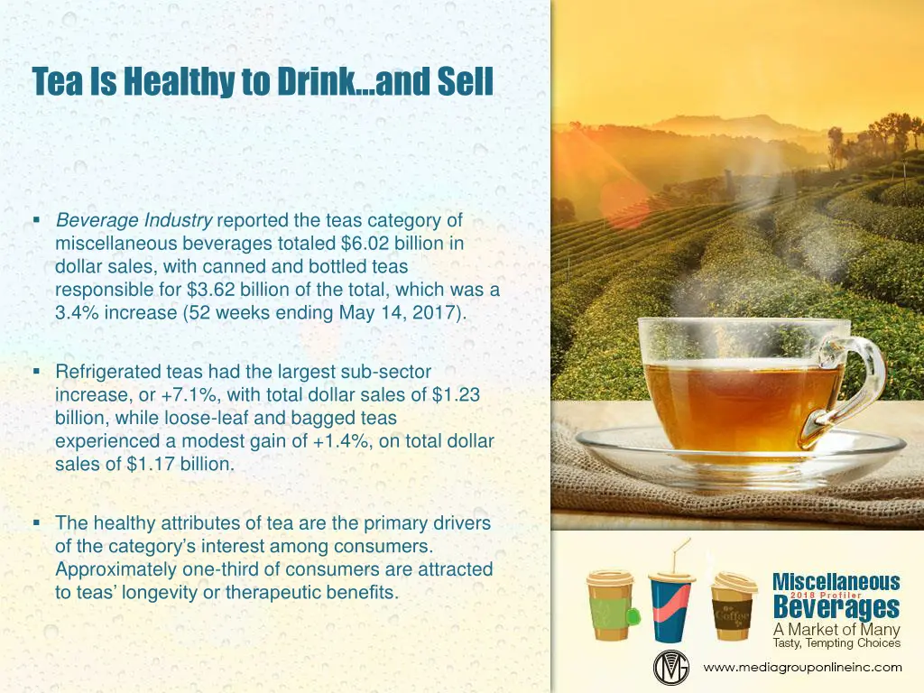 tea is healthy to drink and sell