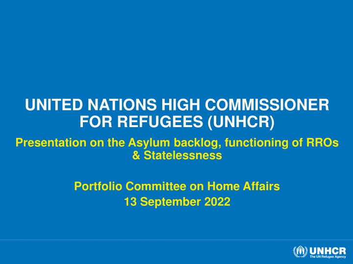 united nations high commissioner for refugees