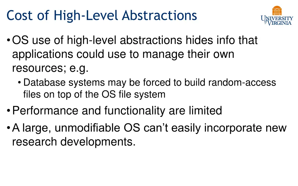 cost of high level abstractions