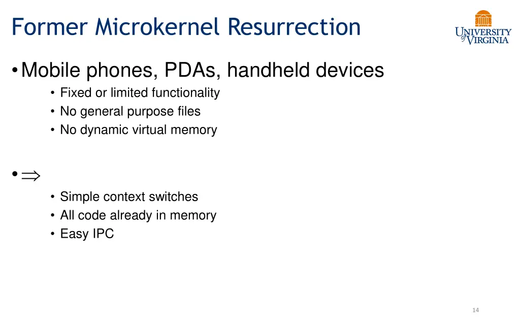 former microkernel resurrection