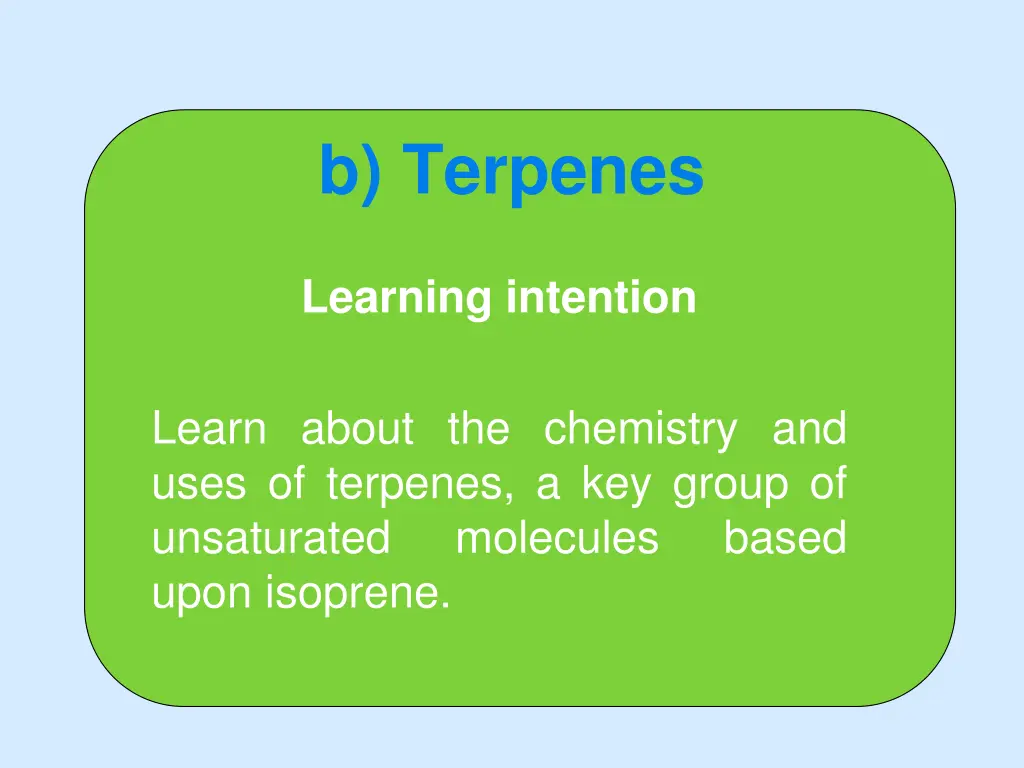 b terpenes