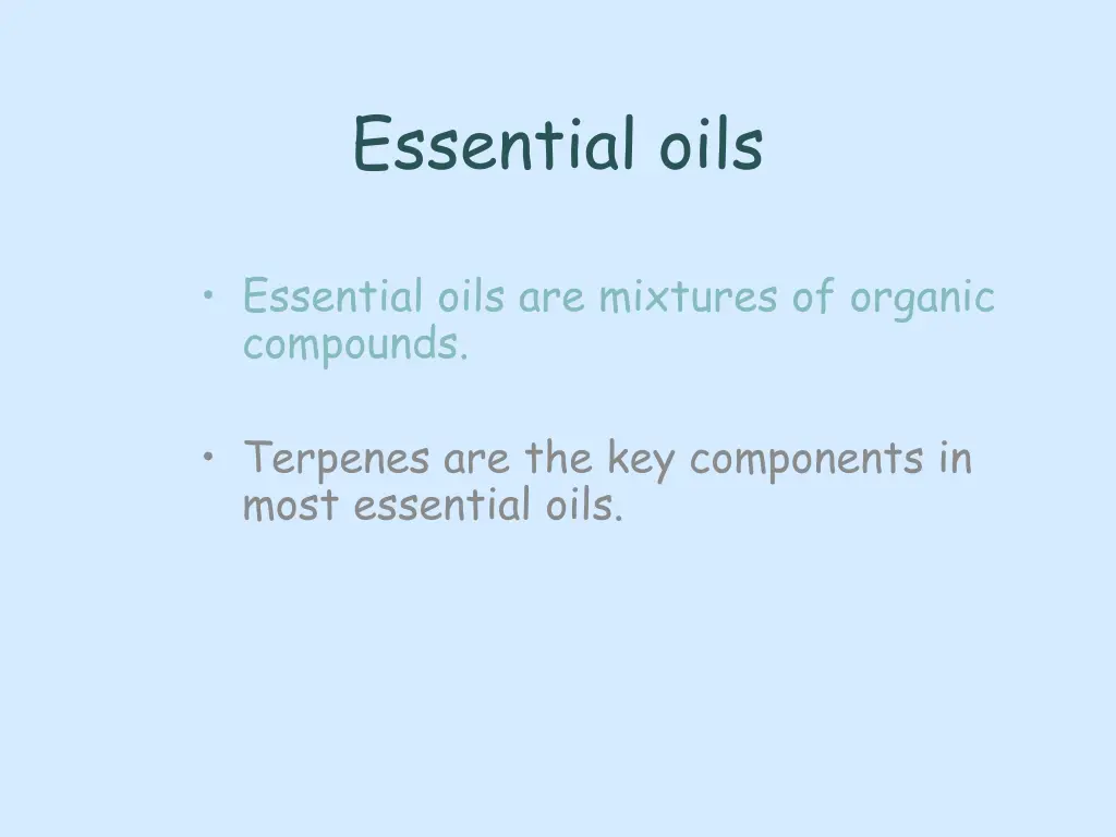 essential oils 1