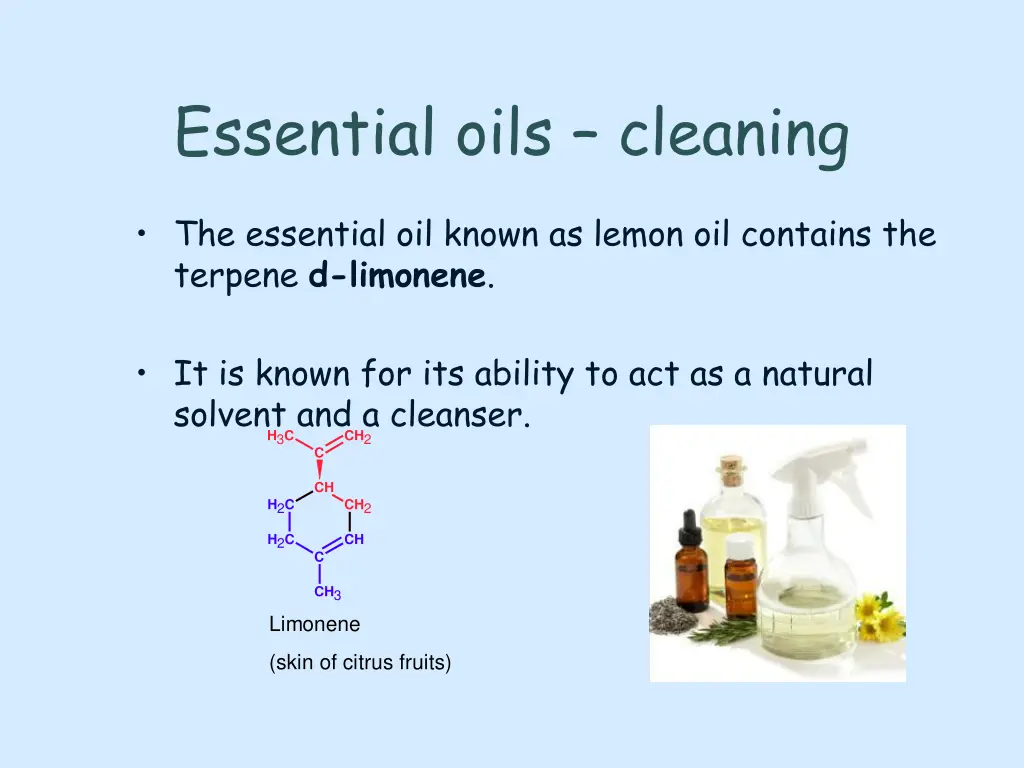 essential oils cleaning