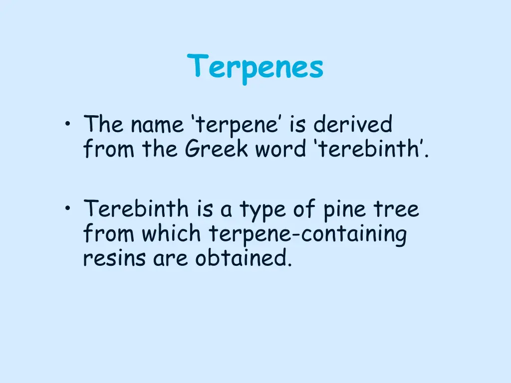 terpenes