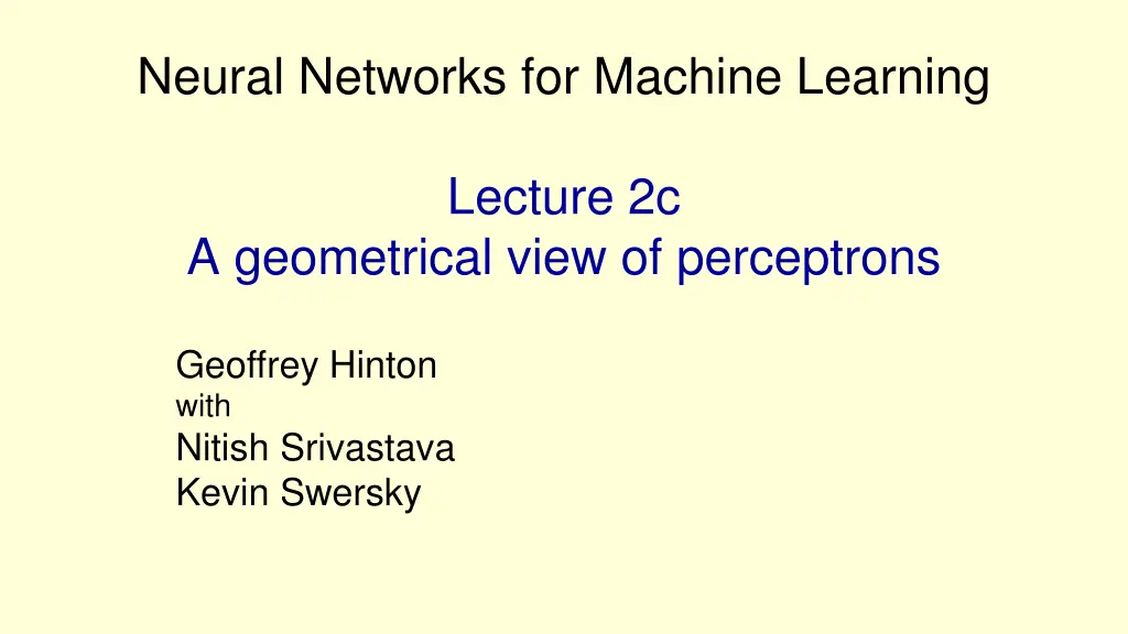 neural networks for machine learning 2