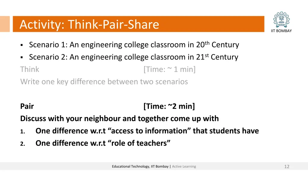 activity think pair share 2