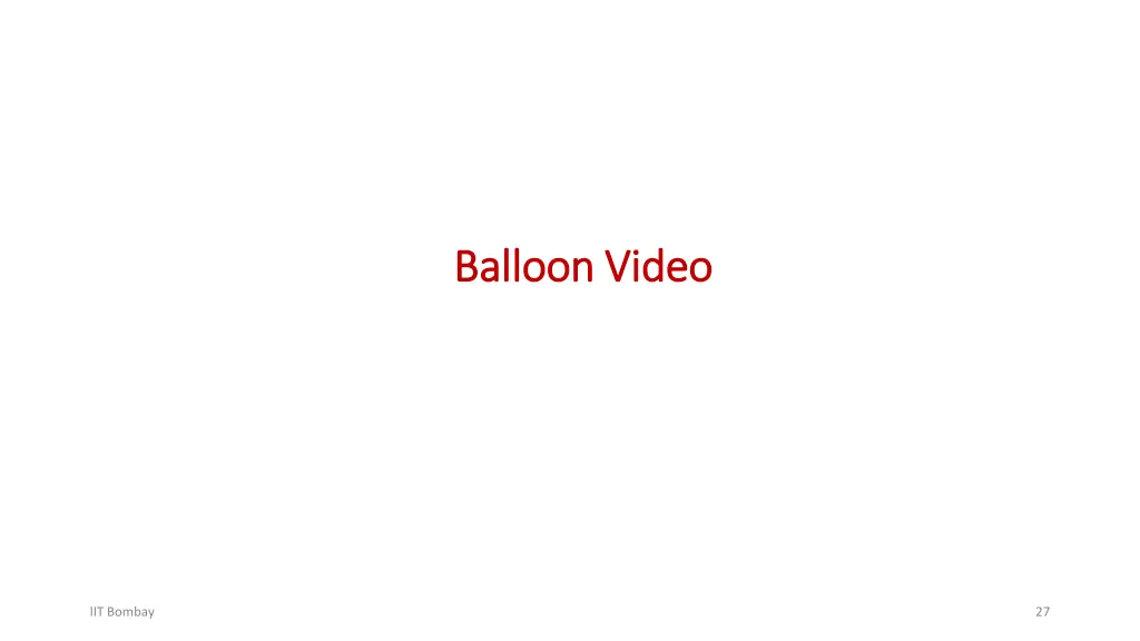 balloon video balloon video