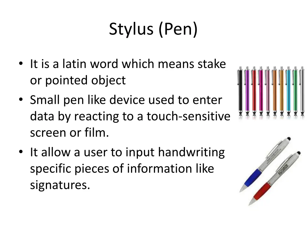 stylus pen