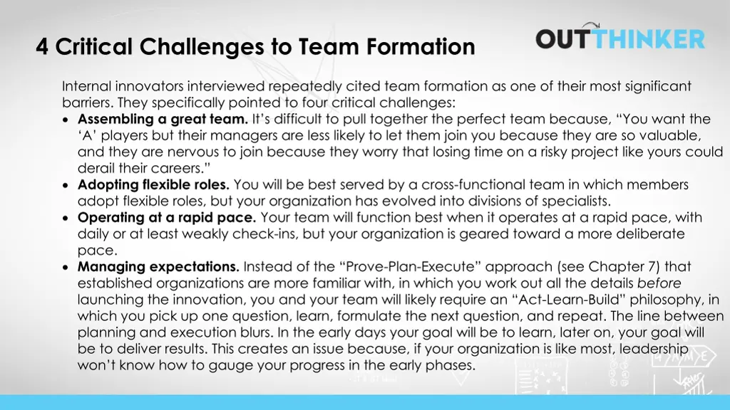 4 critical challenges to team formation