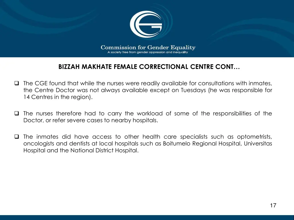 bizzah makhate female correctional centre cont 2