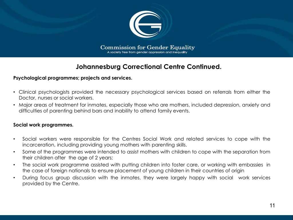 johannesburg correctional centre continued 1