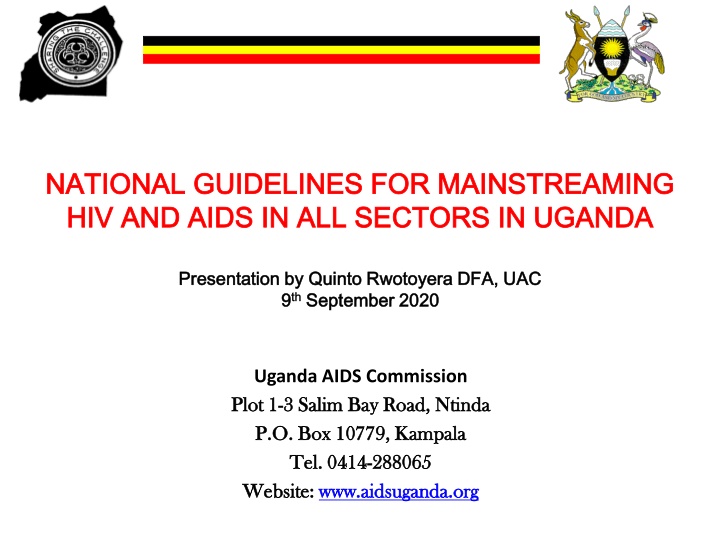 national guidelines for mainstreaming national