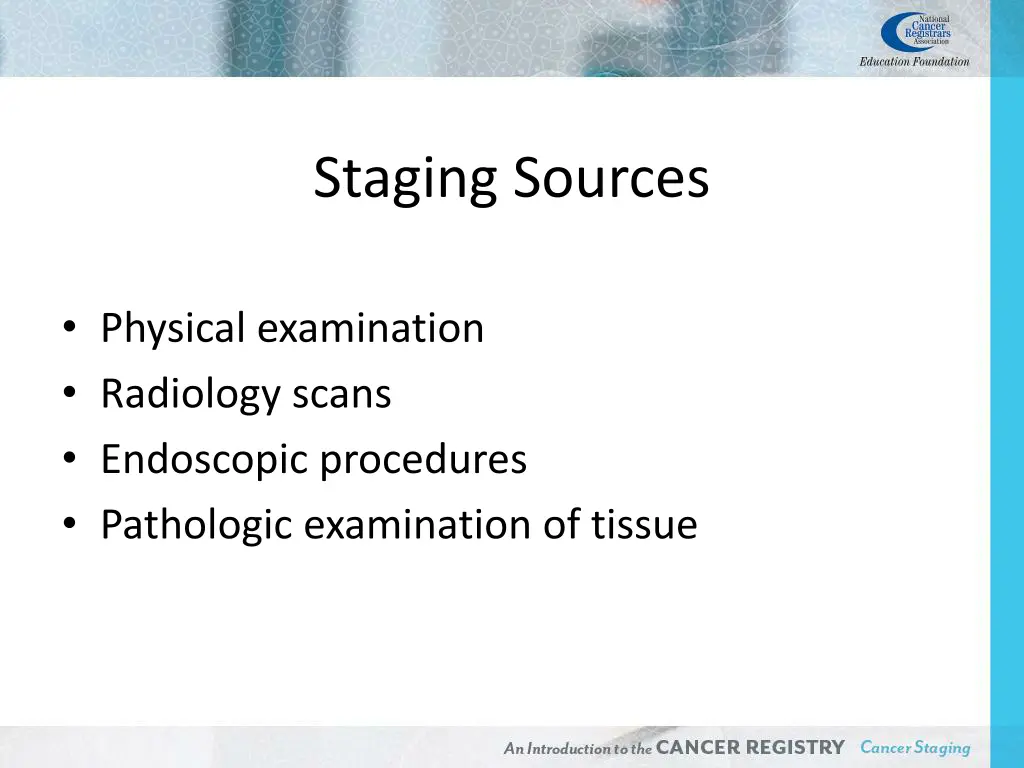 staging sources