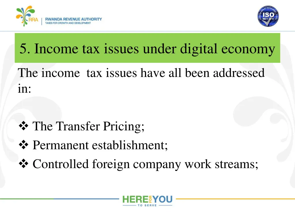 5 income tax issues under digital economy