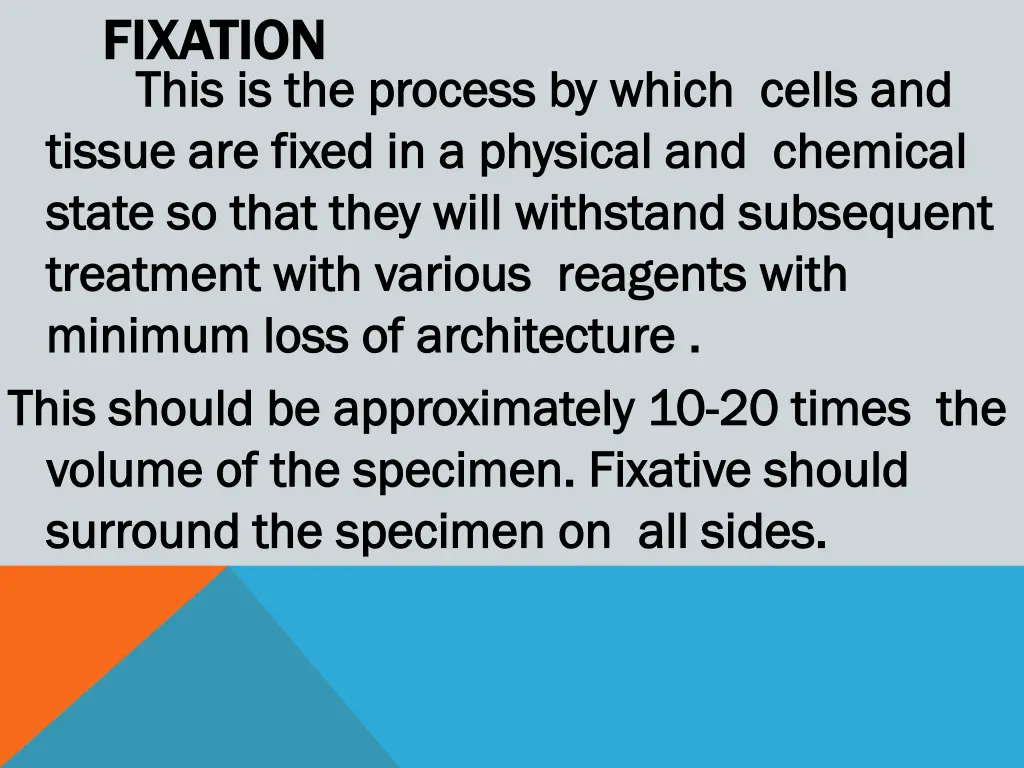 fixation fixation this is the process by which