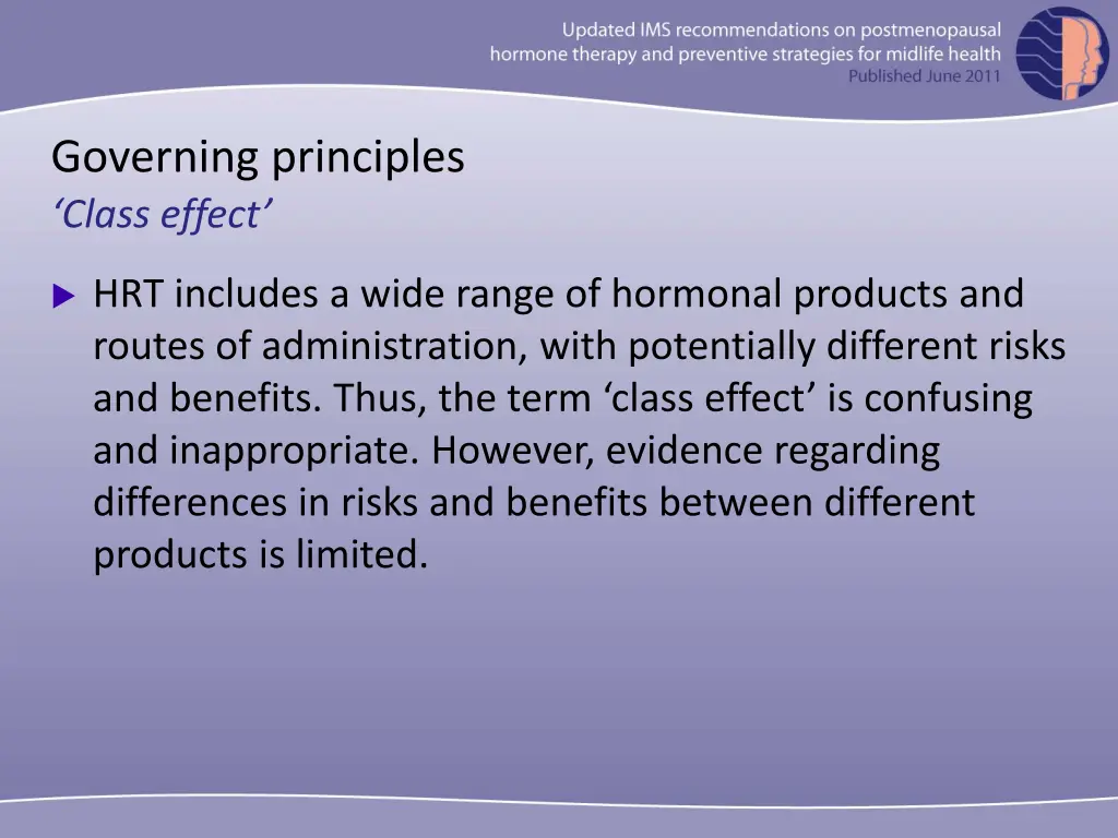 governing principles class effect