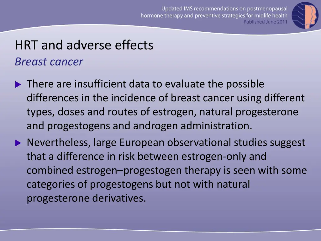 hrt and adverse effects breast cancer 2