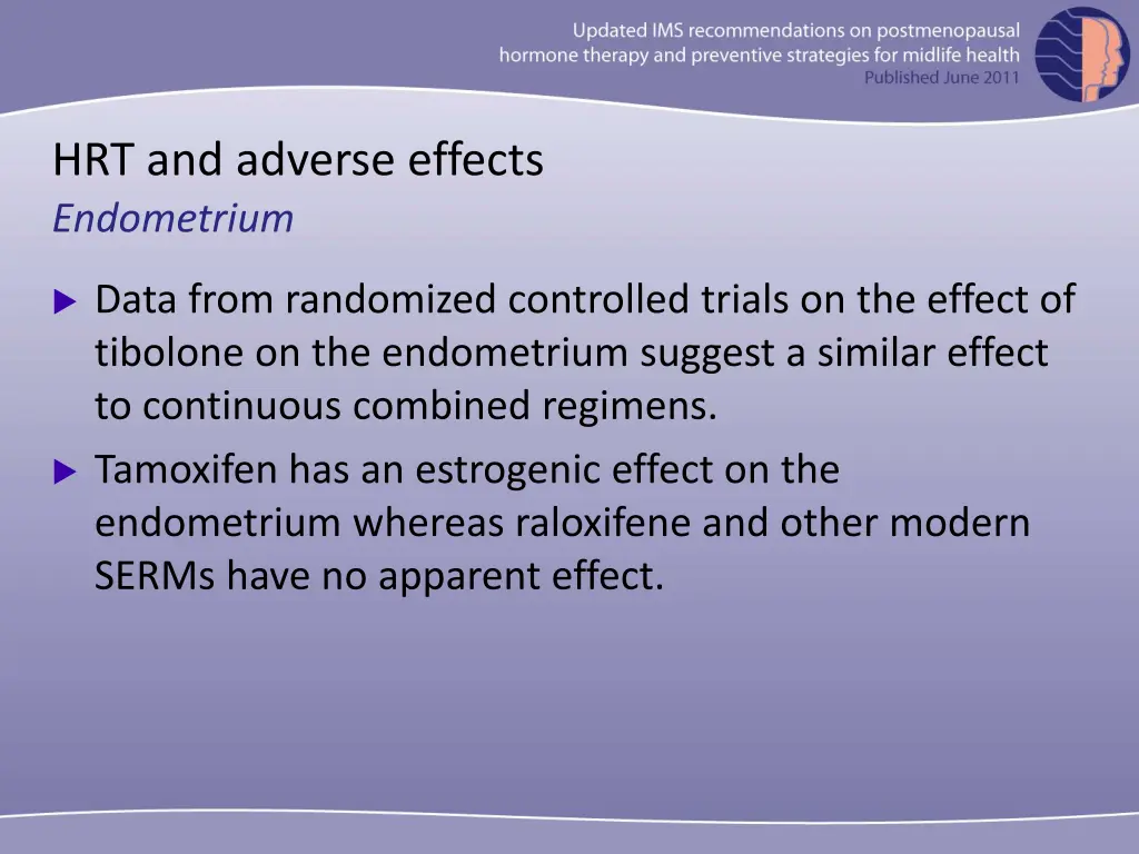 hrt and adverse effects endometrium 2