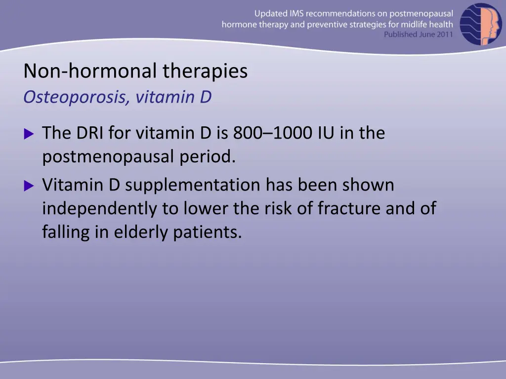 non hormonal therapies osteoporosis vitamin d