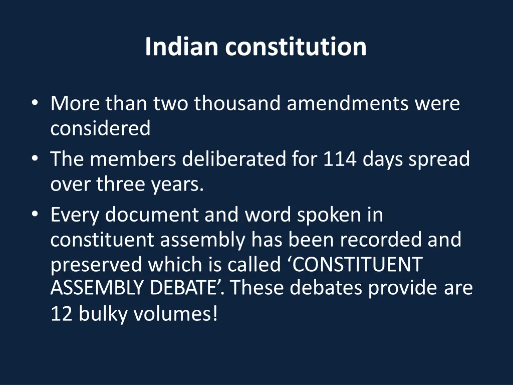 indian constitution