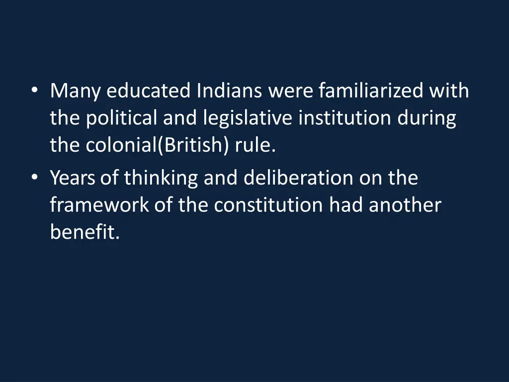 many educated indians were familiarized with