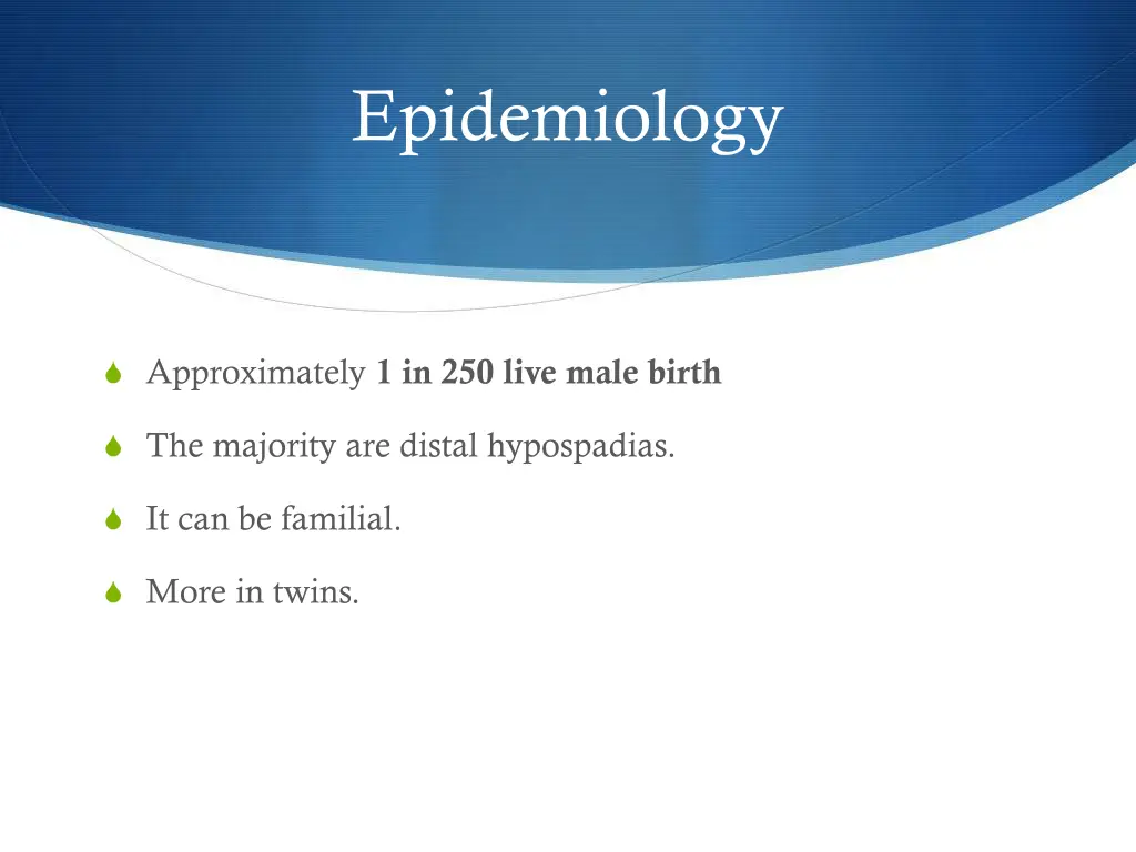 epidemiology