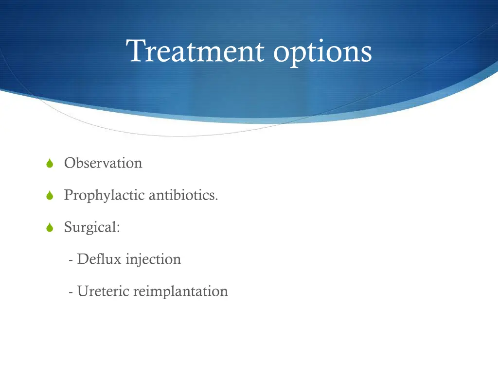 treatment options